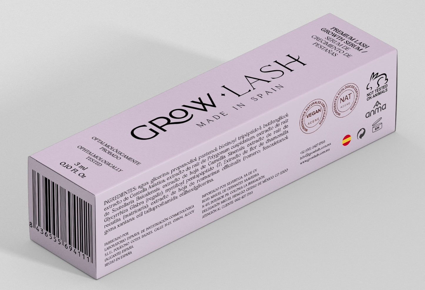 GROW LASH - Serum de Crecimiento de pestañas